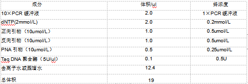 PNA 介导的钳制 PCR