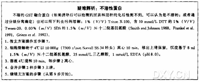 谷胱甘肽琼脂糖亲和层析纯化融合蛋白实验